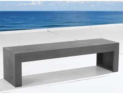 Banc de jardin - banc en béton - Taranto
