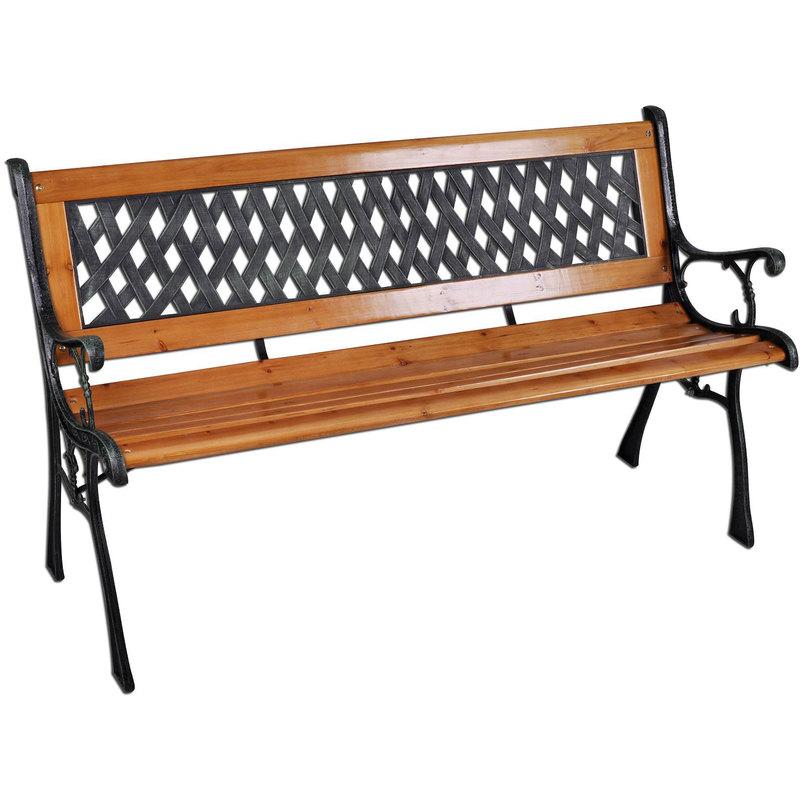 Bentley Garden - Banc dextérieur en bois - dossie