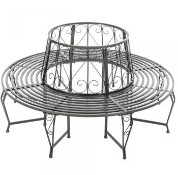 Banc de Jardin en Acier 164 cm x 164 cm x 89 cm de