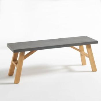 Banc aspect béton, Concrite - La Redoute Interieur