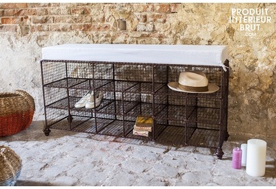 Banc avec rangement à chaussures Gradel