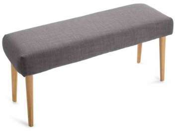 Banc TAVANGER scandinave tissu gris silver Banc TAVANGER scandinave tissu