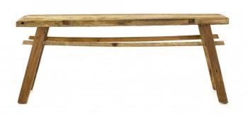 Banc bois recyclé rustique - Marron