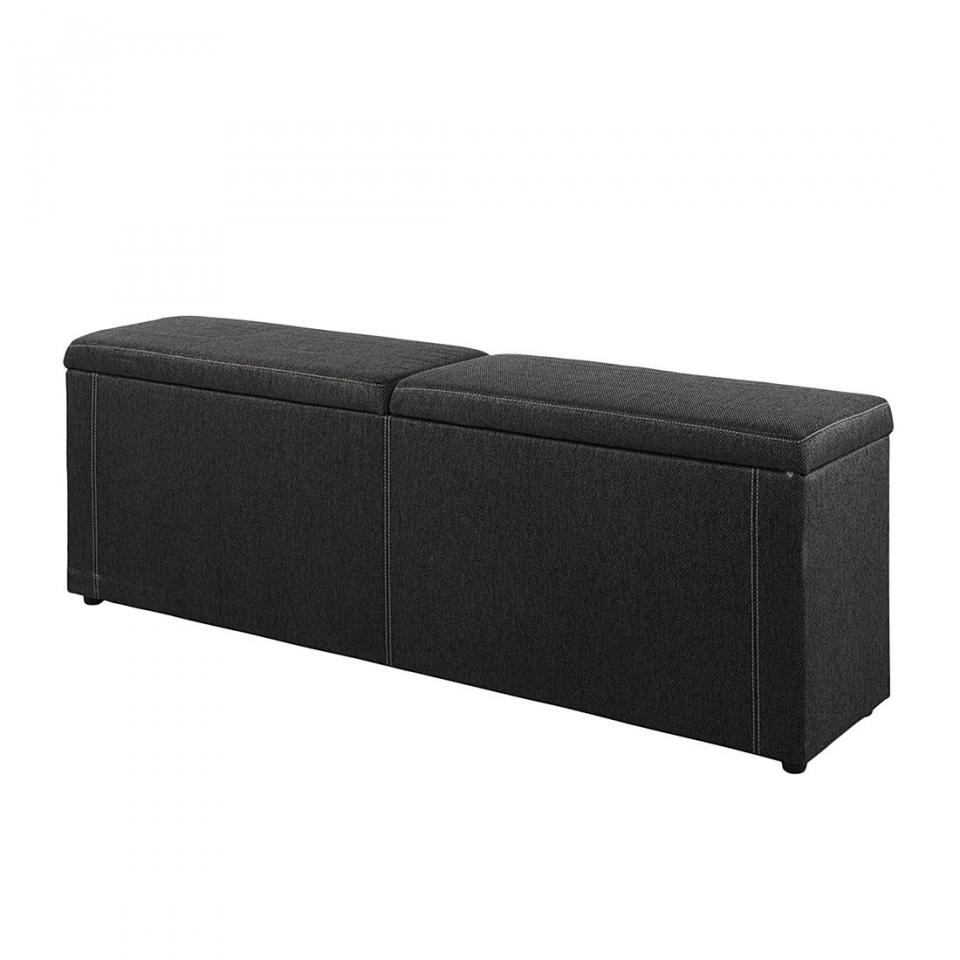 Banc / coffre à literie Rhyme - Revêtement textile