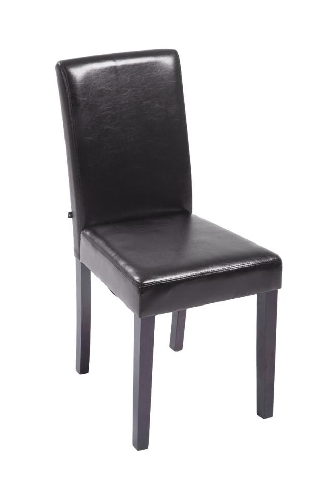 CLP Chaise de salle à manger Ina bois marron 47 cm