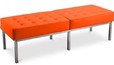 Banc Knoll (3 places) - Style Florence Knoll - Cui