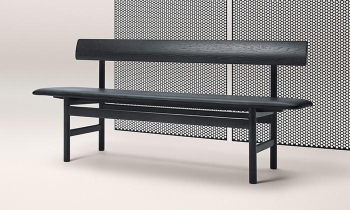 Banc vintage 3171 design Borge Mogensen