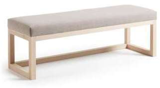 Banquette scandinave en tissu - BAILA BEIGE
