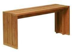 Banc teck massif pour salle de bain, 1 mètre