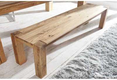 Banc 160cm design en bois massif