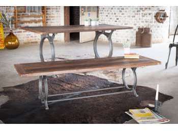 Banc en teck ancien Tonnel Banc en teck ancien Tonnel
