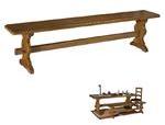 Banc SAMBA épicéa Teinté Chêne Banc SAMBA épicéa Teinté Chêne