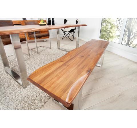 Banc en bois massif chêne Genesis 180 cm