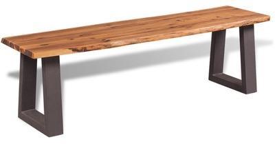 VidaXL Bois dacacia massif Banc 145 cm