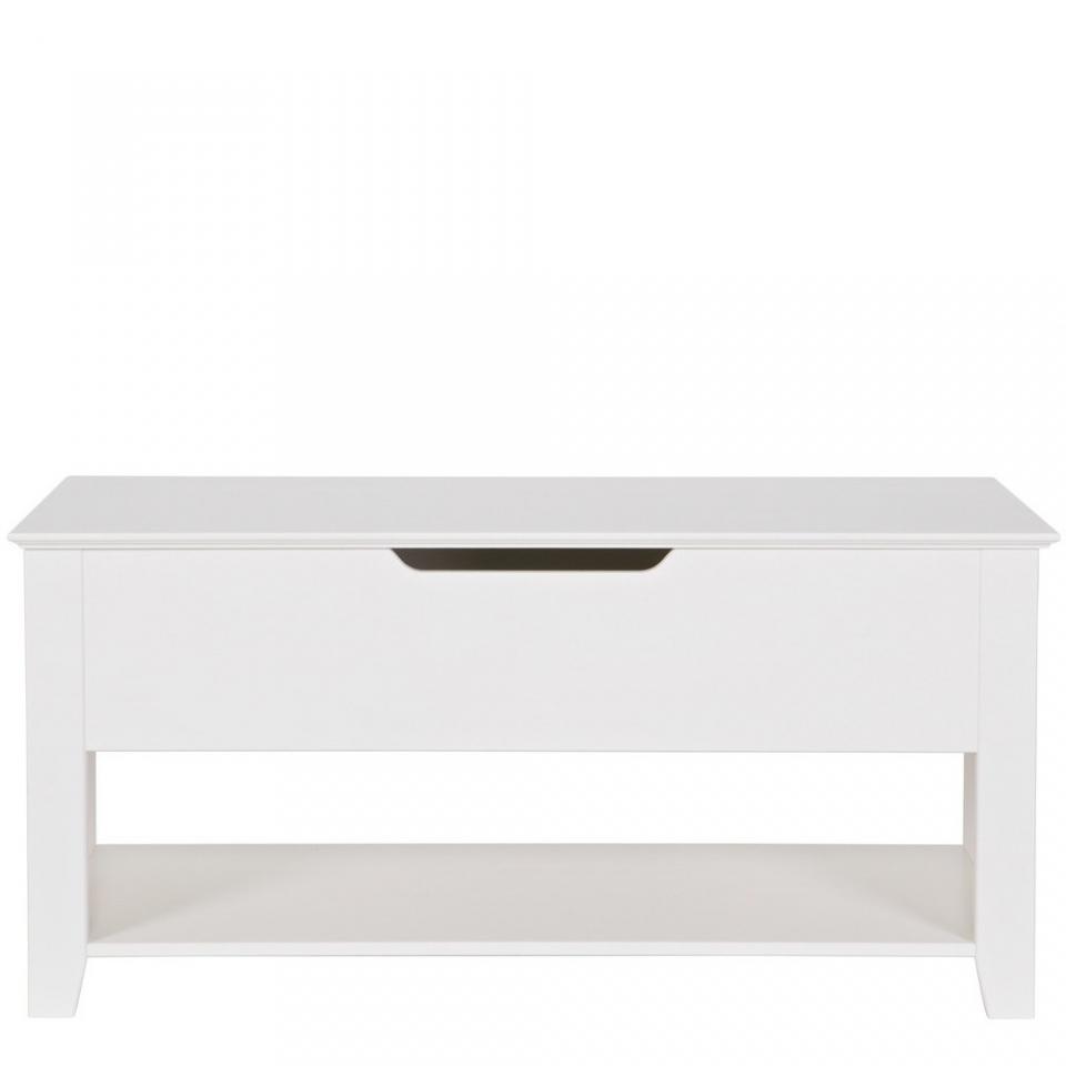 Banc design pin massif blanc Perpignan
