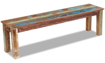 VidaXL Banc 160 x 35 46 cm Bois de récupération ma