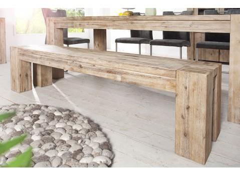 Banc en bois massif acacia Giant 170 cm