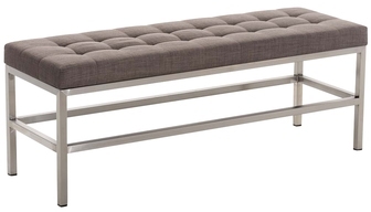 CLP Banc St. Pauli tissu acier inoxydable gris 46