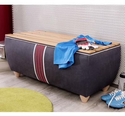 Banc moderne pour chambre enfant design Football