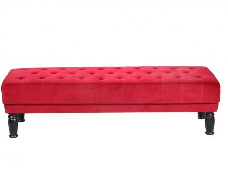 Banc PIZZICANTO - Velours rouge