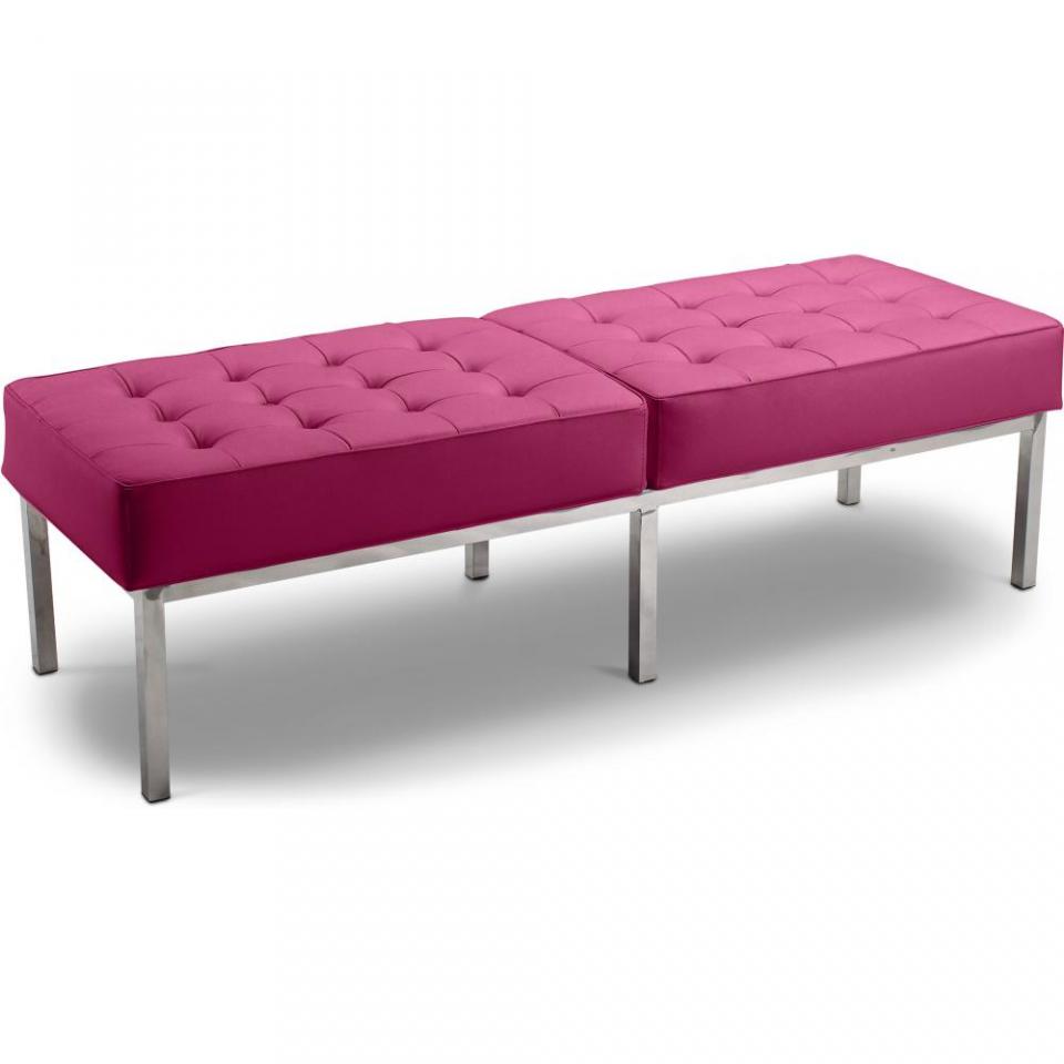 Banc Knoll (3 places) - Style Florence Knoll - Sim