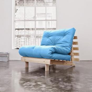 Roots 90 naturel futon horizon bleu Roots 90 naturel futon horizon