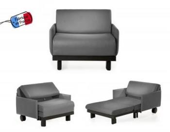 FAUTEUIL CONVERTIBLE 1 Place MOVING 88 SEPIA (cuir FAUTEUIL CONVERTIBLE 1 Place