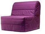 Banquette BZ en coton uni avec matelas mousse 9cm