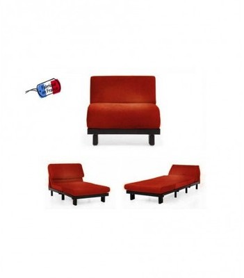 Fauteuil convertible 1 Place PADDOCK 70 ORANGE (ve