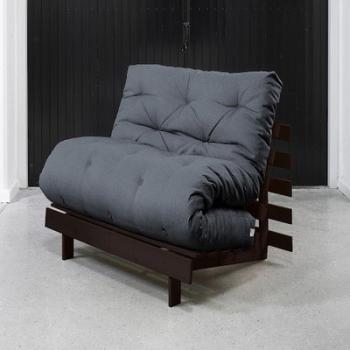 Roots 90 Wengué futon grey Roots 90 Wengué futon grey