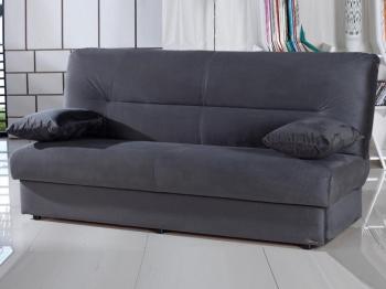 Banquette clic-clac ANTALYA gris foncé