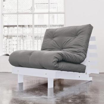 Roots 90 Gris futon gris Roots 90 Gris futon gris