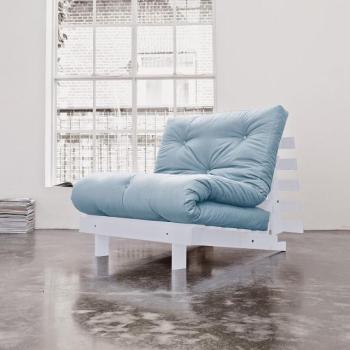Roots 90 gris futon céleste Roots 90 gris futon céleste