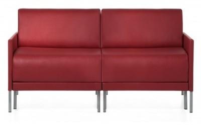 Canapé convertible design - CLUB DUO 164 RUBI (cuir Canapé convertible design