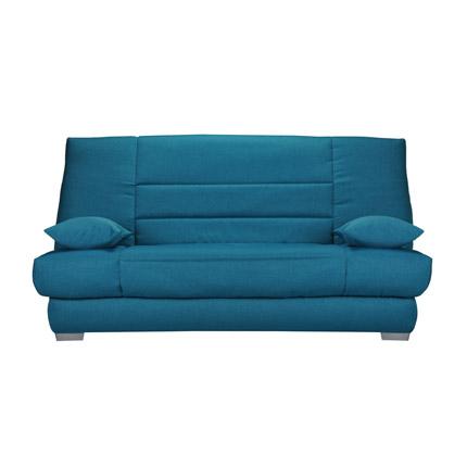 Banquette-lit clic-clac 130cm mousse HD 28kg motif