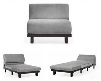 Fauteuil convertible 1 Place 80 Paddock LIGHT GREY Fauteuil convertible 1 Place