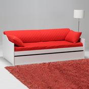 Lit banquette 90x190 cm + 2 sommiers + tiroir sur