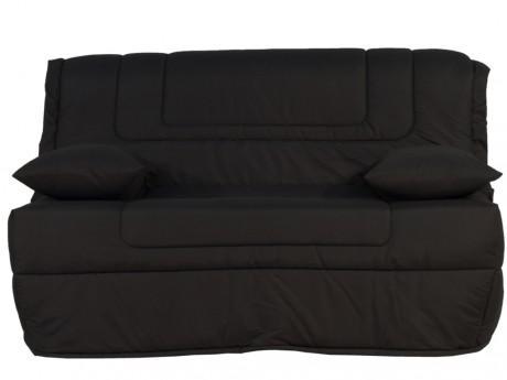 Canapé BZ ELDORADO en microfibre - Noir Canapé BZ ELDORADO en microfibre