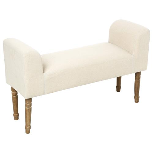 Banquette Lin Selah - Blanc