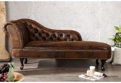 Méridienne Barocco capitonnée vintage 170 cm Méridienne Barocco capitonnée