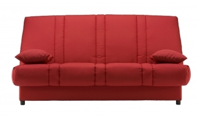 Canapé clic clac 100 coton FARWEST avec coffre de rangement Canapé clic clac 100 coton