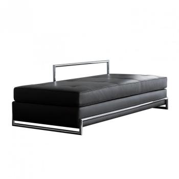 Day Bed Eileen Gray - Banquette-Lit - noir/cuir Cl