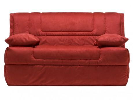 Canapé BZ ELDORADO en microfibre - Rouge Canapé BZ ELDORADO en microfibre