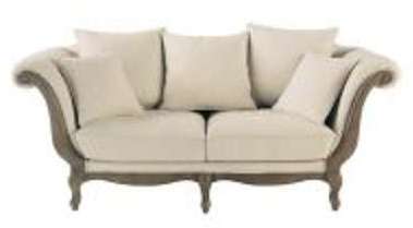 Banquette 2/3 places en coton Flandre