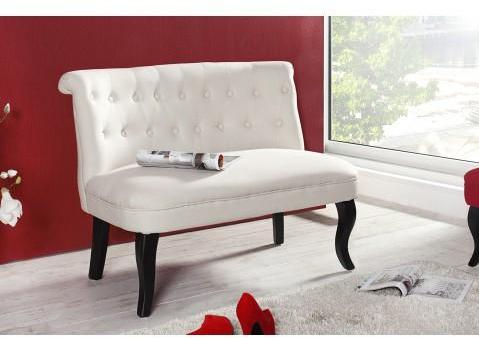Banquette tissu capitonné Crapeau beige Banquette tissu capitonné