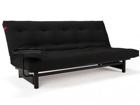 Canapé clic-clac couchage régulier en tissu avec t