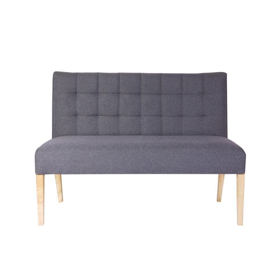 Banquette 125cm avec dossier en tissu capitonné Pauwel Banquette 125cm avec dossier