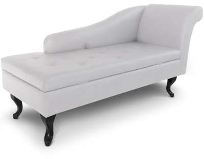 Méridienne chesterfield avec rangement coffre Brig