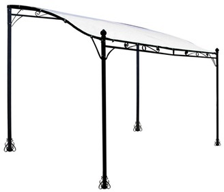 Tonnelle murale Aprila - 3 x 2,5 m - Blanc et noir