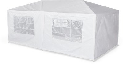 Tente de réception 3x6m Aginum toile blanche pergo